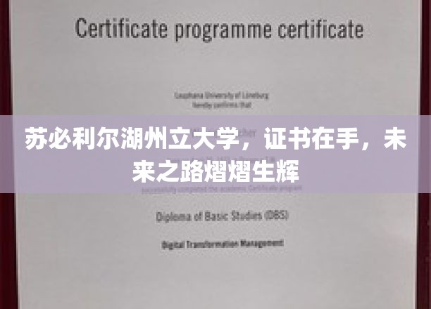 解锁未来，苏必利尔湖州立大学毕业生证书，照亮人生新篇章