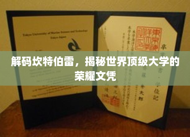 解码坎特伯雷，揭秘世界顶级大学的荣耀文凭