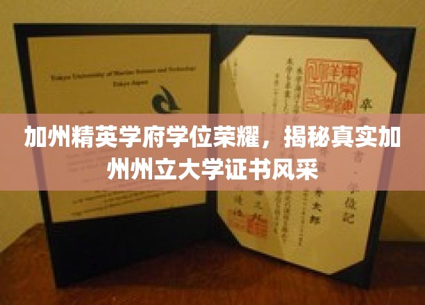加州精英学府学位荣耀，揭秘真实加州州立大学证书风采