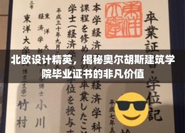 探寻北欧设计瑰宝，奥尔胡斯建筑学院证书的神秘魅力