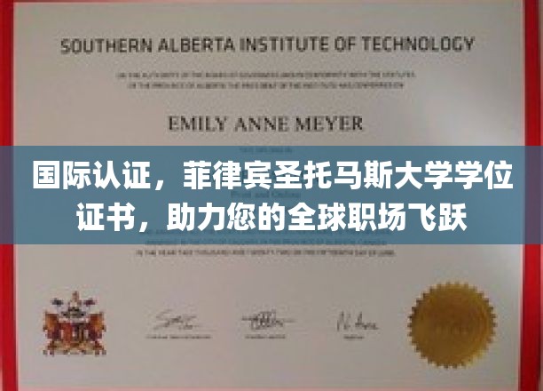 国际认证，菲律宾圣托马斯大学学位证书，助力您的全球职场飞跃