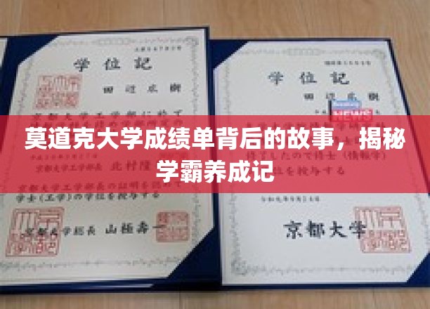 揭开莫道克学霸背后的秘密，成绩单背后的奋斗传奇