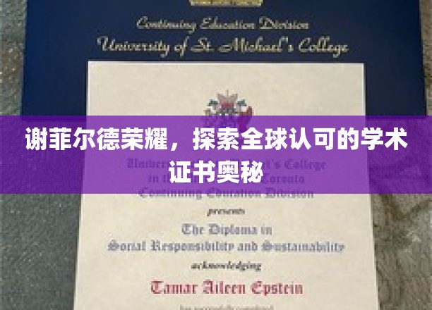 揭秘谢菲尔德荣耀，全球认可的学术证书背后的传奇之旅