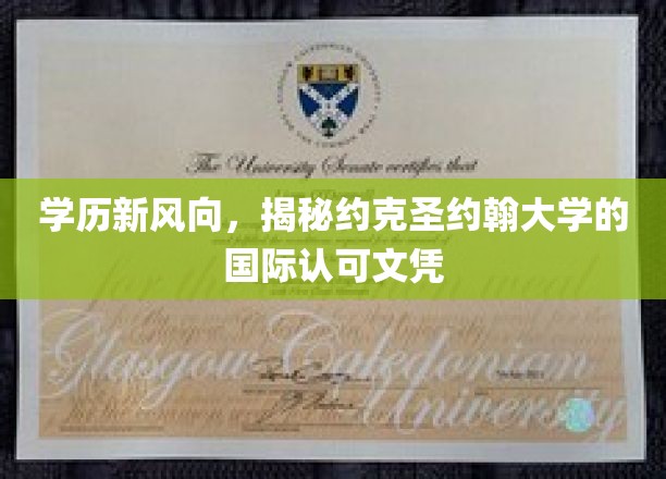 学历新风向，揭秘约克圣约翰大学的国际认可文凭
