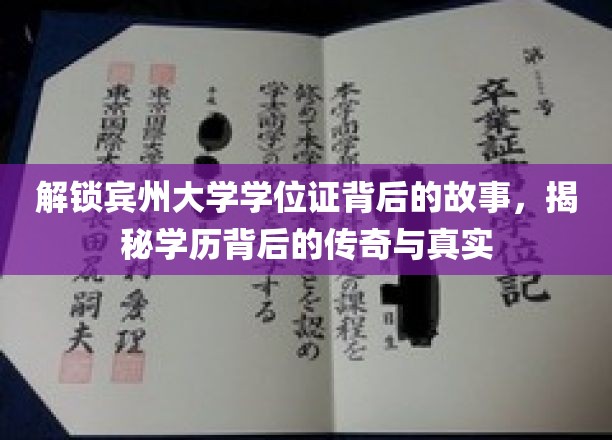 解锁宾州大学学位证背后的故事，揭秘学历背后的传奇与真实