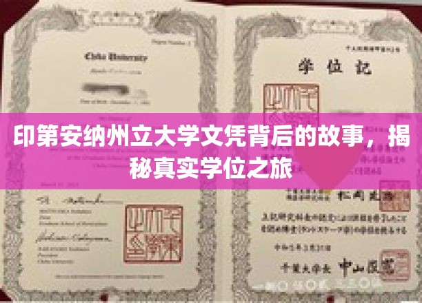 印第安纳州立大学文凭背后的故事，揭秘真实学位之旅