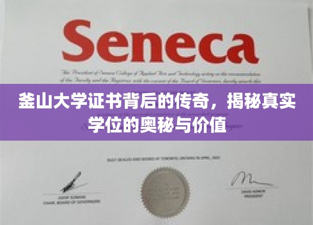 揭开釜山大学证书的神秘面纱，探寻学位的传奇故事与实际价值