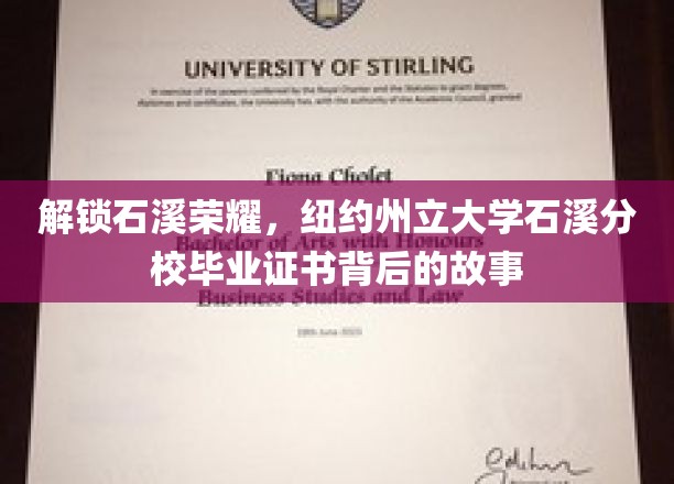 探寻石溪之光，纽约州立大学石溪分校毕业证书背后的传奇印记
