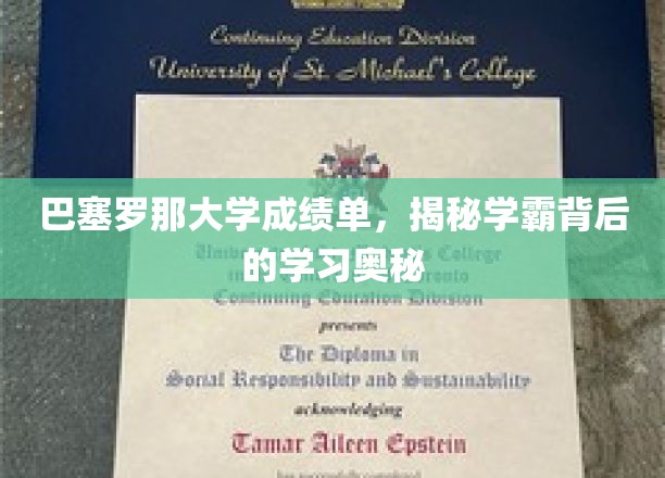 巴塞罗那学霸养成记，揭秘名校背后的学习秘籍