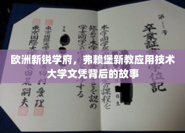 欧洲新锐学府，弗赖堡新教应用技术大学文凭背后的故事