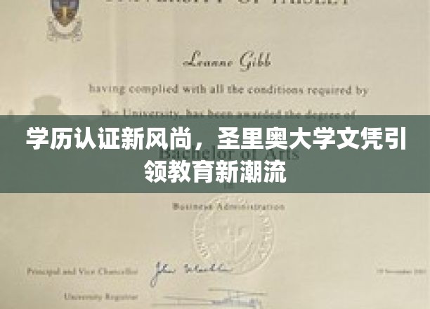 圣里奥大学创新文凭，开启学历认证新纪元