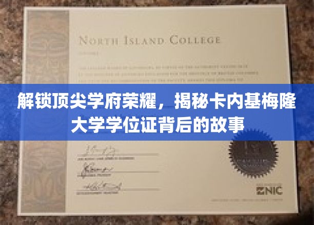 解锁顶尖学府荣耀，揭秘卡内基梅隆大学学位证背后的故事