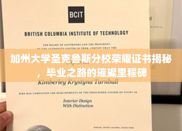 加州圣克鲁斯荣耀，一纸证书，点亮毕业梦想之路