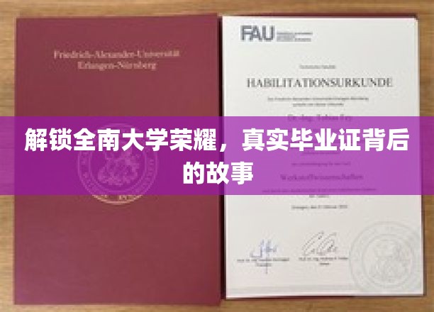 探寻全南大学辉煌，揭秘真实毕业证的诞生之路
