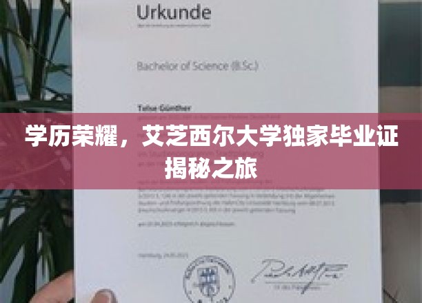 学历荣耀，艾芝西尔大学独家毕业证揭秘之旅