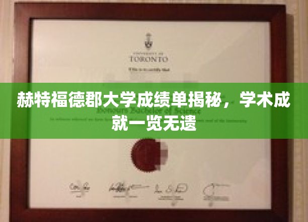 解码赫特福德郡大学卓越成就，成绩单背后的学术风采
