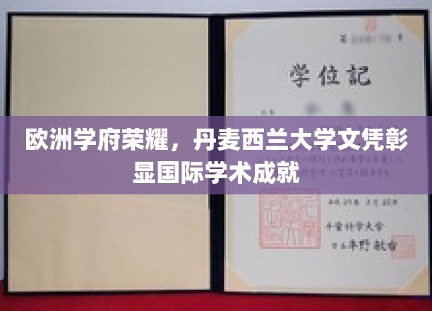 丹韵学府名片，西兰大学文凭映照全球学术风采