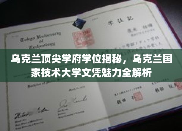 乌克兰精英学府学位大揭秘，乌克兰国家技术大学文凭背后的独特魅力