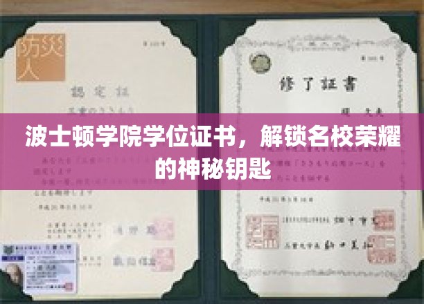 解锁波士顿学院荣耀，学位证书背后的名校密码