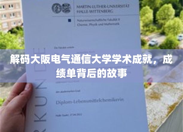 揭秘大阪电气通信大学，一纸成绩单背后的璀璨学术星河