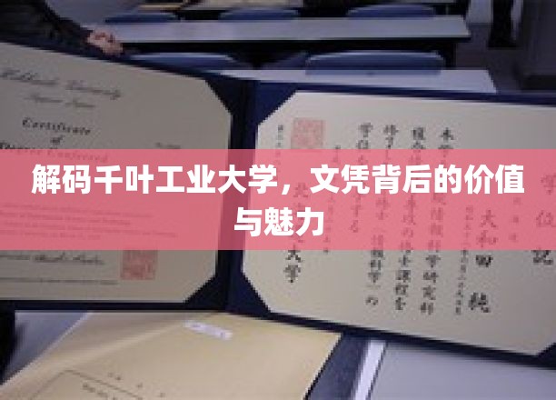 千叶工业大学文凭，揭秘其背后的独特价值与无限魅力