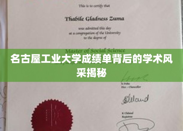 名古屋工业大学，揭开成绩单背后的学术魅力面纱