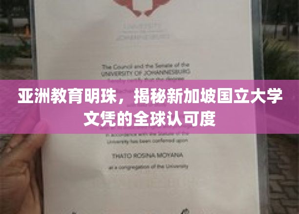 亚洲教育明珠，揭秘新加坡国立大学文凭的全球认可度