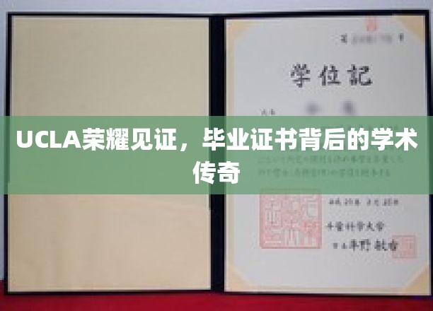 UCLA荣耀见证：毕业证书背后的学术传奇