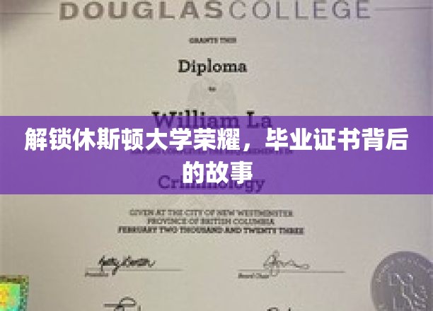 休斯顿大学辉煌背后，毕业证书的传奇之旅