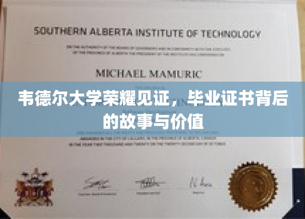 韦德尔大学荣耀见证，毕业证书背后的故事与价值