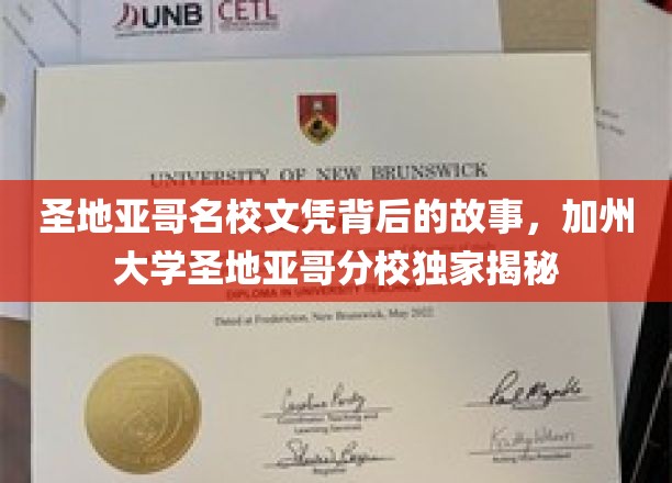 解码加州圣地亚哥名校荣耀，揭秘UCSD文凭背后的传奇故事