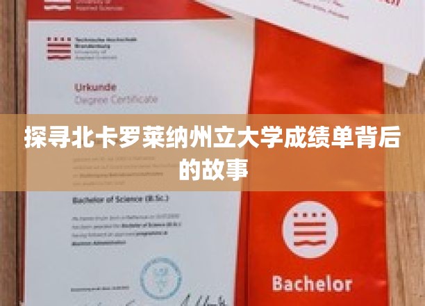 追寻北卡罗莱纳州立大学成绩单背后的故事