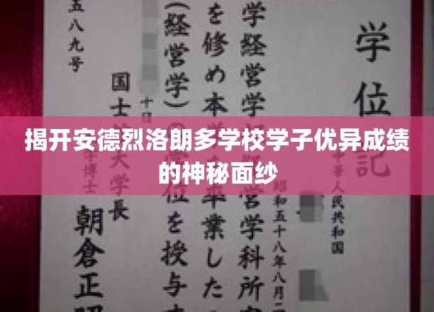 探寻安德烈洛朗多学校学霸背后的秘密力量