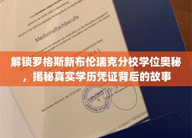 探寻罗格斯新布伦瑞克分校学位之谜，学历背后的真实传奇