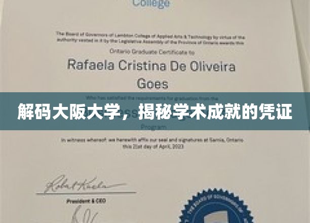 探索大阪大学，探寻卓越学术成就的奥秘之路