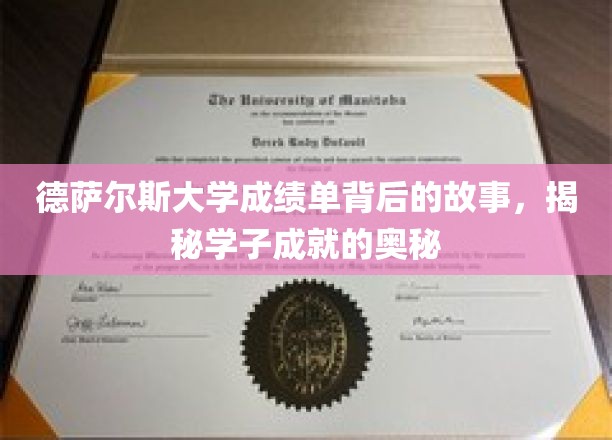 德萨尔斯大学成绩单背后的传奇，探寻学子卓越成就的秘密源泉