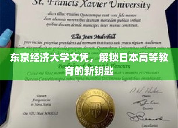 东京经济大学文凭，开启日本高等教育新篇章