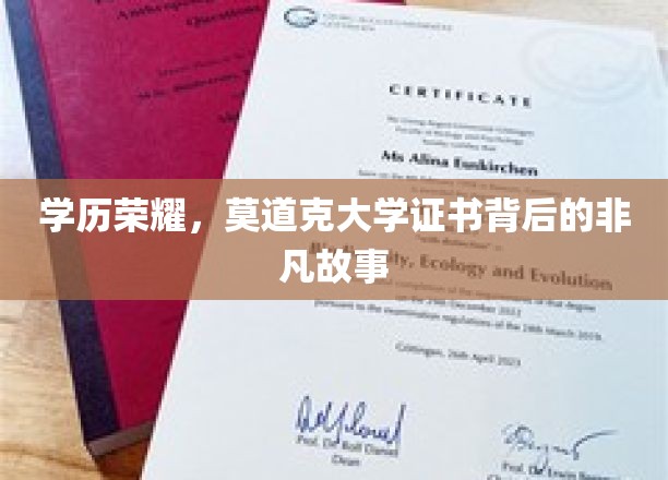 莫道克大学证书，揭秘学历背后的辉煌传奇