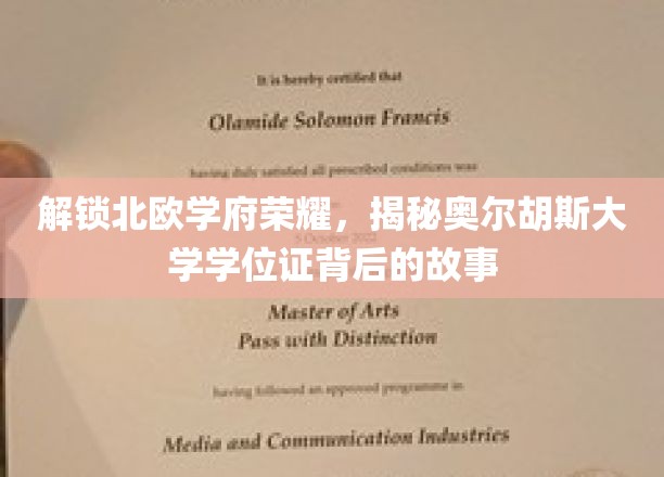 探寻北欧学术之光，奥尔胡斯大学学位证的传奇之旅