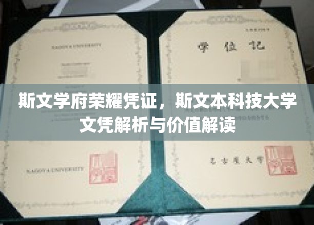 斯文荣耀见证，揭秘斯文本大学文凭背后的价值与魅力