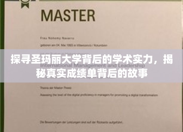 解码圣玛丽大学，揭开学术殿堂的神秘成绩单面纱