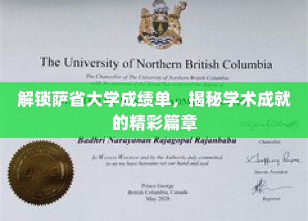 探索萨省大学成绩单背后的学术传奇