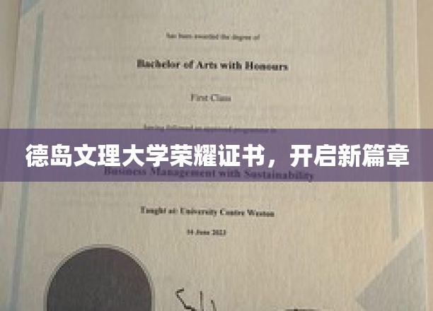 德岛文理大学荣耀盛典，新篇章证书闪耀启航