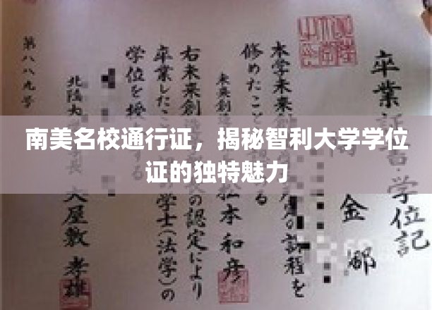 南美名校通行证，揭秘智利大学学位证的独特魅力