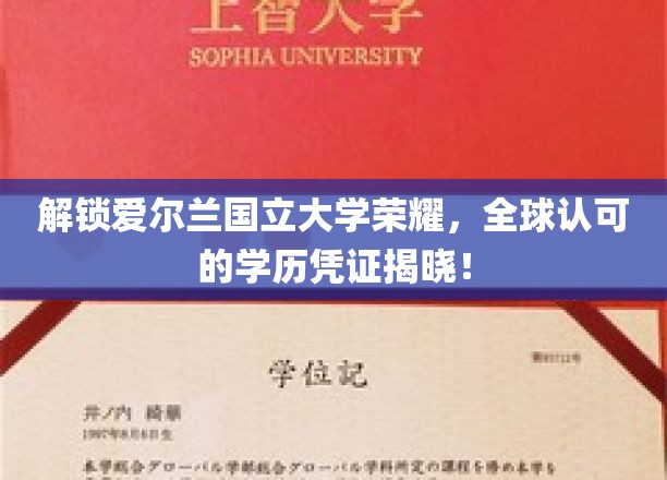 解锁爱尔兰国立大学荣耀，全球认可的学历凭证揭晓！