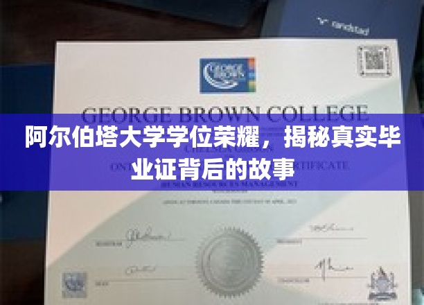 阿尔伯塔荣耀，揭秘学位证书背后的传奇历程