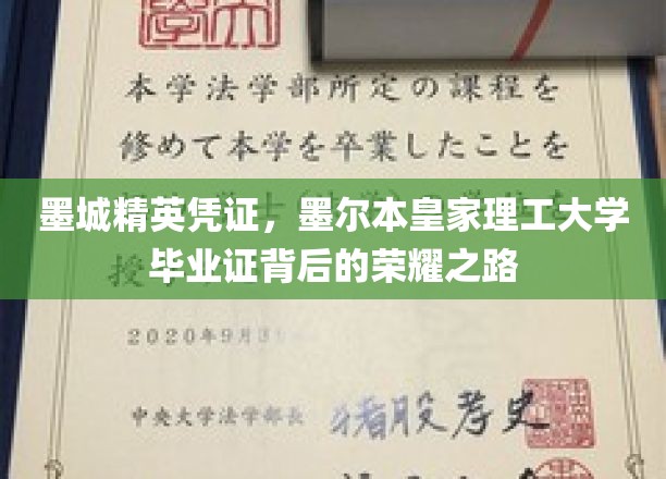 墨城精英凭证，墨尔本皇家理工大学毕业证背后的荣耀之路