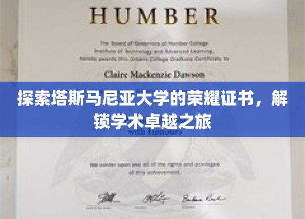 解锁塔斯马尼亚大学卓越证书背后的荣耀奥秘