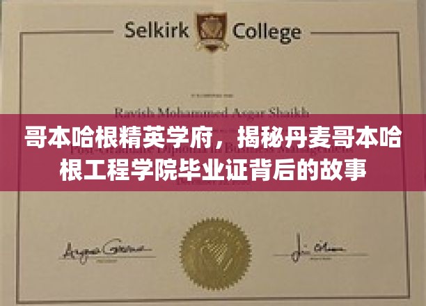 哥本哈根精英学府，揭秘丹麦哥本哈根工程学院毕业证背后的故事