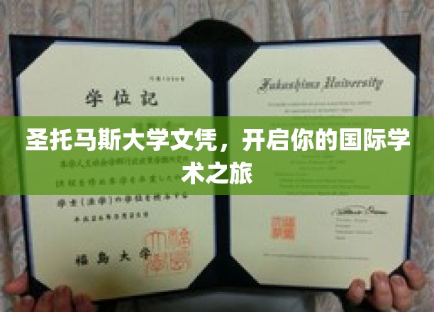 跨国学历之旅，圣托马斯大学文凭，成就你的全球学术梦